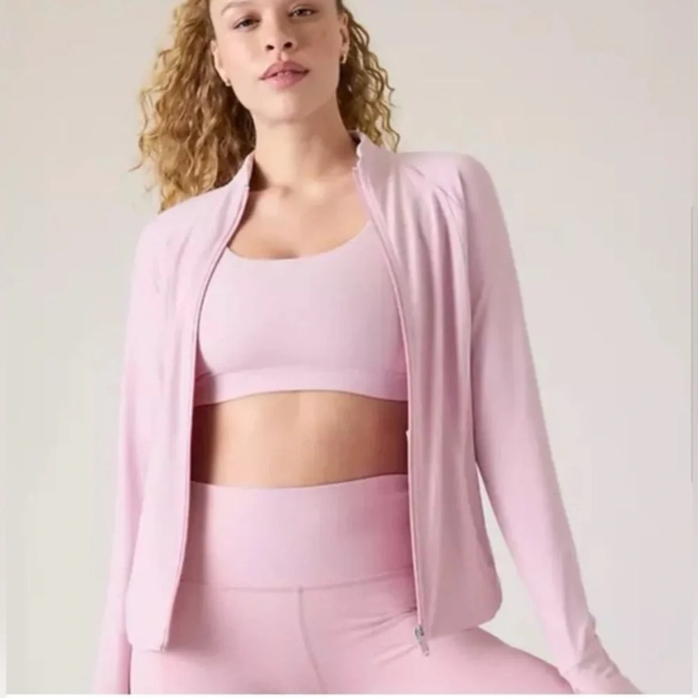 Athleta Salutation Jacket 2.0 Begonia Pink 2X - Picture 2 of 8